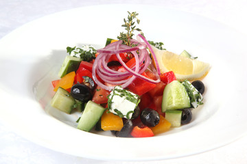 Greek Salad with cheese