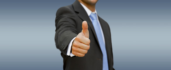 Businessman Thumbs up