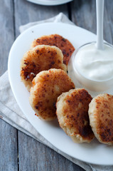 Cottage cheese pancakes