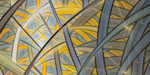 Abstract floral design