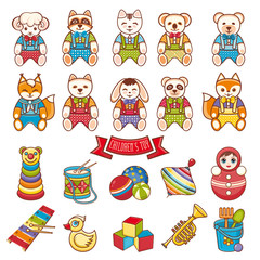 Children's toy. Set.