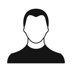 User icon, simple style