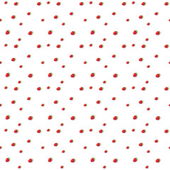 ripe fresh red strawberries  pattern