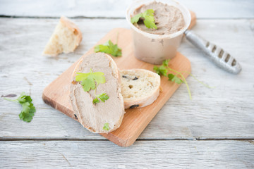 chicken liver paste
