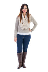 Beautiful young Asian woman portrait