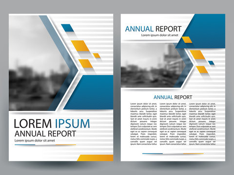Business Brochure cover design,Brochure template layout ,Template background for business,Annual report template,Annual general meeting,Flyer design template mockup ,in A4 size, with blur background