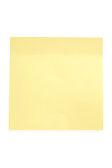 yellow adhesive paper