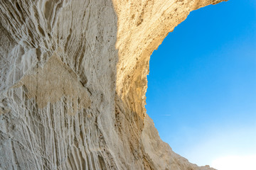 Sykia Cave at Melos Island, Greece