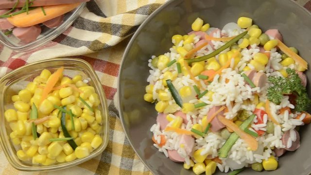 цагаан будааны салат Rice salad Ensalada de arroz สลัดข้าว Insalata di riso Reissalat סלט אורז Salade de riz Pirin&ccedil; salatası Sałatka z ryżu쌀 샐러드  米饭沙拉 ライスサラダ 