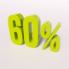 Percentage sign, 60 percent