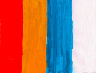 Hand painted stripes