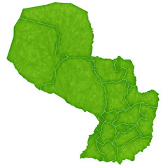 パラグアイ　地図　国　アイコン