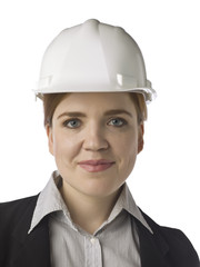 smiling woman engineer