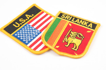 Fototapeta premium USA and Sri Lanka