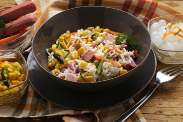 цагаан будааны салат Rice salad Ensalada de arroz สลัดข้าว Insalata di riso Reissalat סלט אורז Salade de riz Pirinç salatası Sałatka z ryżu쌀 샐러드 米饭沙拉 ライスサラダ