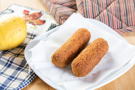 Beef Croquettes, Two Beef Croquettes