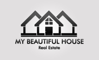 My Beautiful House Real Estate Logo