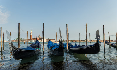 Fototapeta na wymiar Gondel in Venedig