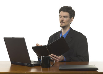 a serious businessman