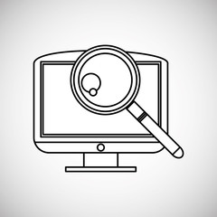 Technology design. media icon. Colorful illustration , vector