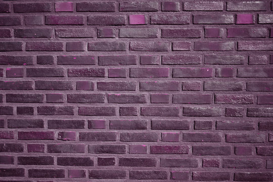 Beautiful Purple / pink retro stylish cool brick wall (wallpaper, background)