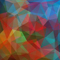 Abstract mosaic background. Triangle geometric background. 