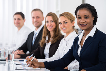 Happy Multiethnic Businesspeople