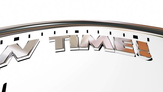 Review Time Clock Evaluation Rating Words 3d Animation