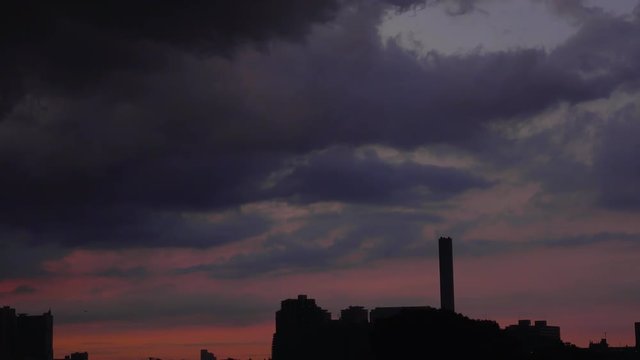 4K・日没後の雲・タイムラプス_3-322