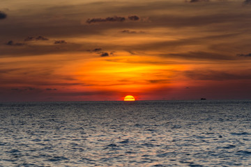 Fototapeta premium half of the sun