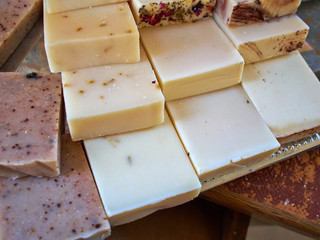 Handmade natural spa soap