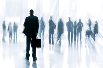 Fototapeta premium lobby in the rush hour