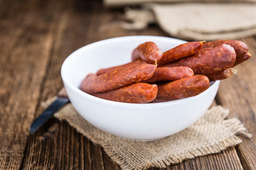 German Mettwurst (Chilli flavoured)