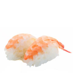 Two shrimp sushi