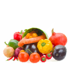 pile of vegetables