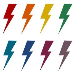 Bolt - vector icons set 