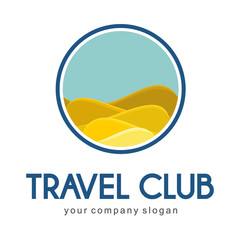 Travel logo design concept