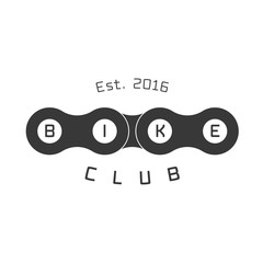 Naklejka premium Bicycle vector label, logo