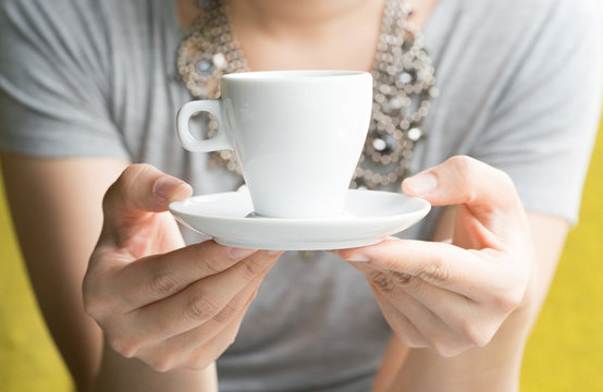 coffee cup in hands
