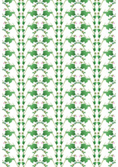 buds and leaves ornament