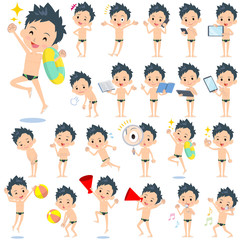 school boy competition Swimwear style 2