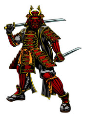Japanese Samurai Warrior