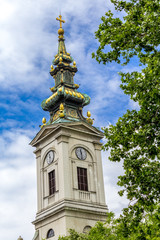 Fototapeta na wymiar Orthodox Church in Belgrade, Serbia