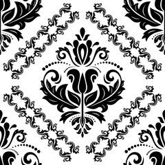 Oriental classic ornament. Seamless abstract pattern. Fine orient background for design and decorate