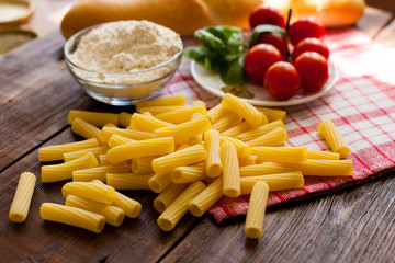 Pasta and  cherry tomatoes