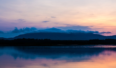 Sunrise at Reservoir