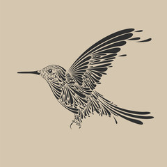 Obraz premium oiseau design