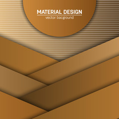 Fototapeta premium Vector material design background. Abstract creative concept layout template. For web and mobile app, paper art illustration design. style blank, poster, booklet. Motion wallpaper element. Flat ui