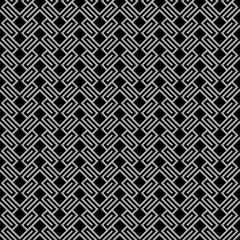 Dark geometric wattled seamless pattern