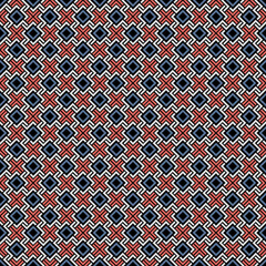 Ethnic color seamless geometric pattern